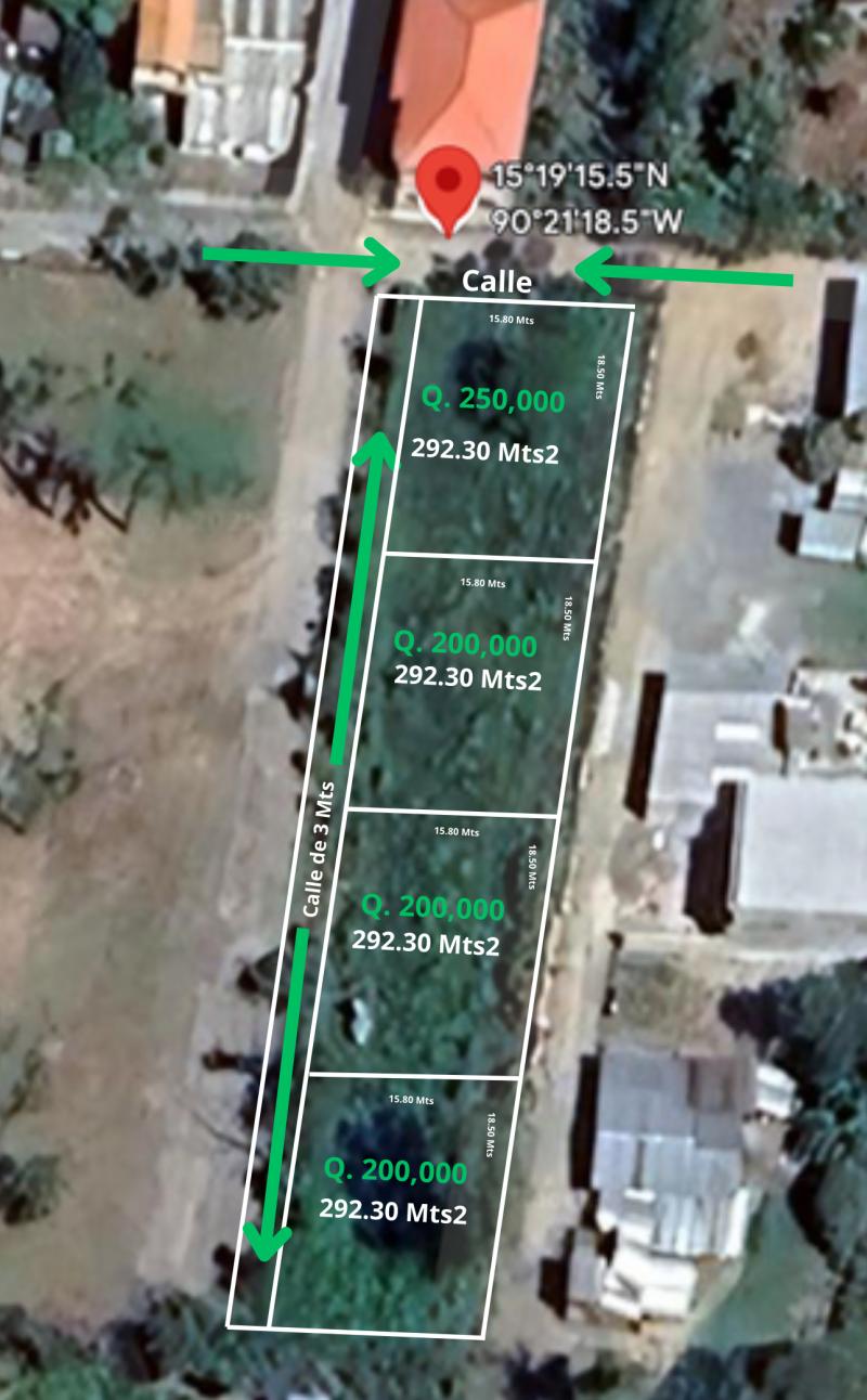 :::🏡🌳 HERMOSOS TERRENOS PLANOS TIPO CAMPESTRES  - EN VENTA ••• TACTIC / ALTA VERAPAZ::.